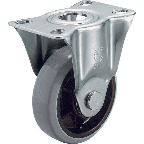 ＴＲＵＳＣＯ　グランカート用　固定キャスターφ１００　ウレタン車　TYSK-100GU　1 個