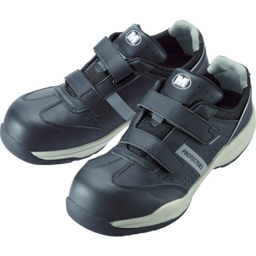 Midori Anzen Little Toe Protection Sneakers (Velcro Type) PF-115 24.0 PF-115-BK-24.0 1 pair