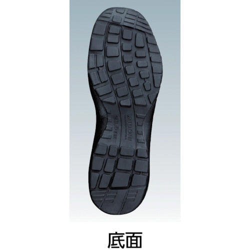 ミドリ安全　小指保護先芯入りスニーカー（マジックタイプ）　ＰＦ−１１５　２６．０　PF-115-BK-26.0　1 足