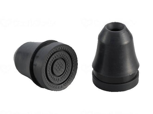 Replacement cap for light walking stick (rubber tip) Black