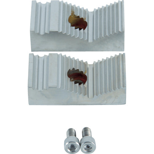 TRUSCO 스테인레스 스틸 바이스 TSUBR-100 용 파이프 입금 고정 나사 세트 TSUBR-100IKNS 1 S