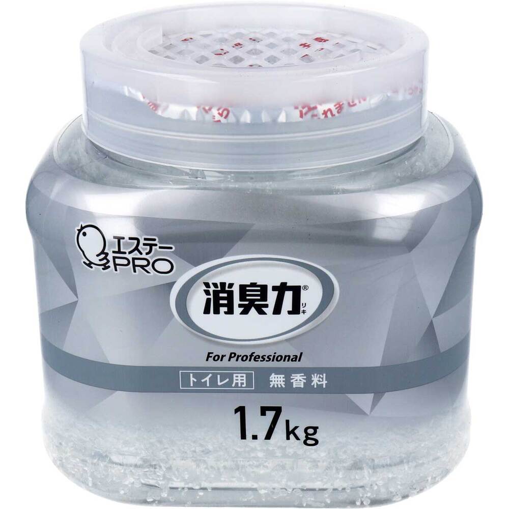 消臭力 業務用 クラッシュゲルタイプ トイレ用 本体 無香料 1.7kg 1 個