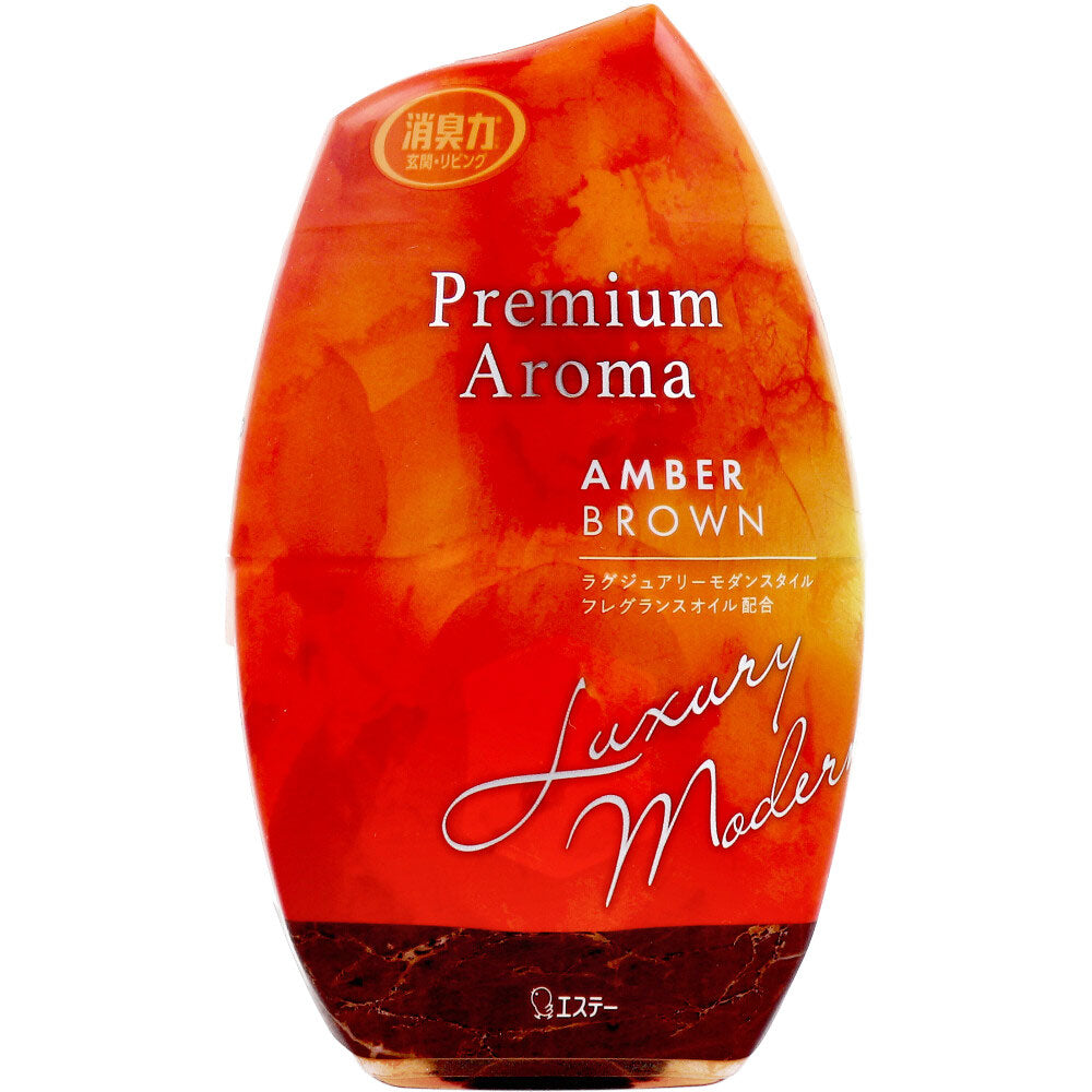 Room Deodorizer Premium Aroma for Entrance and Living Room Amber Brown 400mL 1 pc