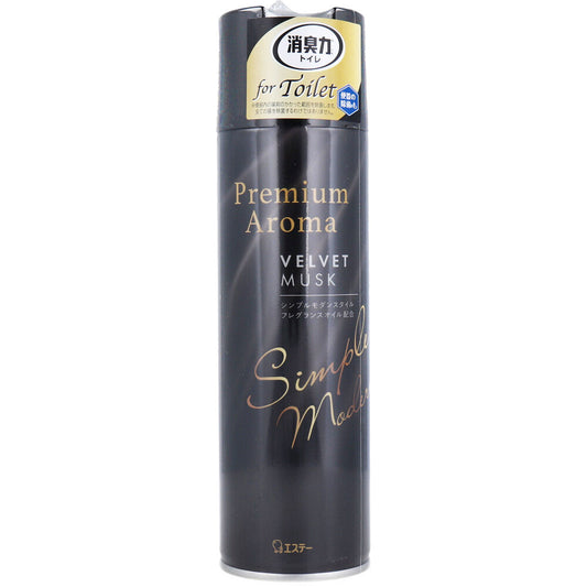 Toilet Deodorizer Premium Aroma Spray Velvet Musk 365mL 1 piece