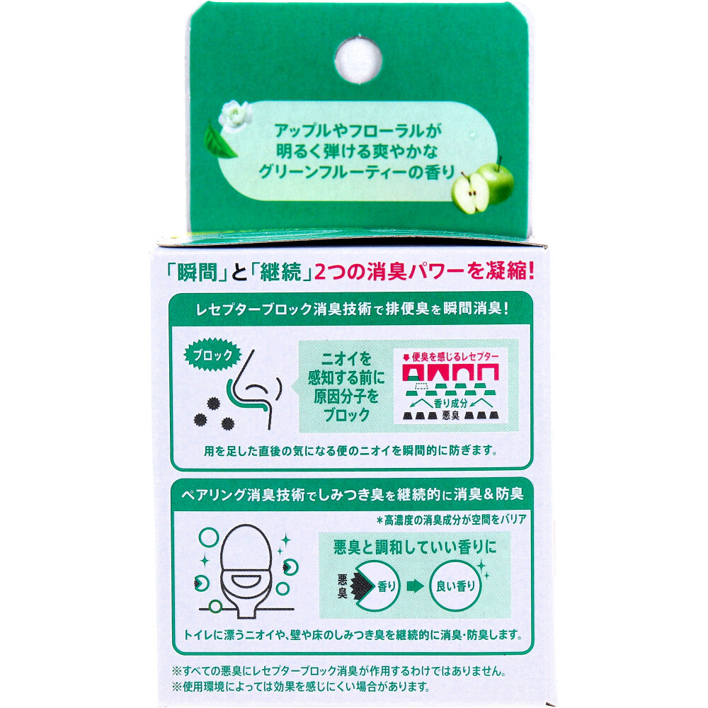消臭力 コンパクト トイレ用 つけかえ グリーンフルーティーの香り 6mL×2個セット 1 個