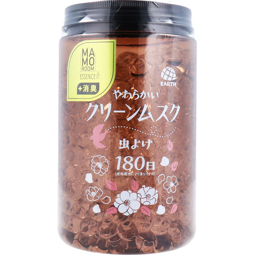 [メーカー欠品]マモルームエッセンス 虫よけパール 180日用 やわらかいクリーンムスク 500g 1 個