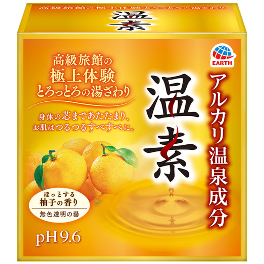 [メーカー欠品]アルカリ温泉成分 温素 入浴剤 柚子の香り 30g×15包入 1 個