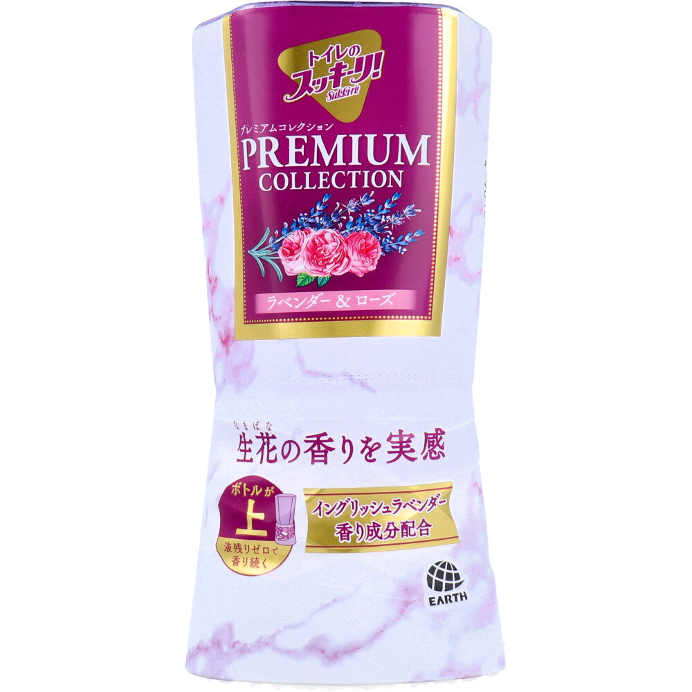 【아울렛】화장실의 깨끗이! Sukki-ri! 프리미엄 컬렉션 라벤더 &amp; 로즈 향기 400mL 1개