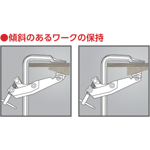 ＴＲＵＳＣＯ　カンチレバー型クランプ　開き１５０ｍｍ　CTL-15　1 丁