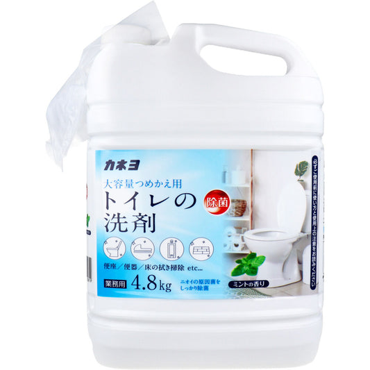 [For commercial use] Toilet cleaner, mint scent, 4.8kg, 1 unit