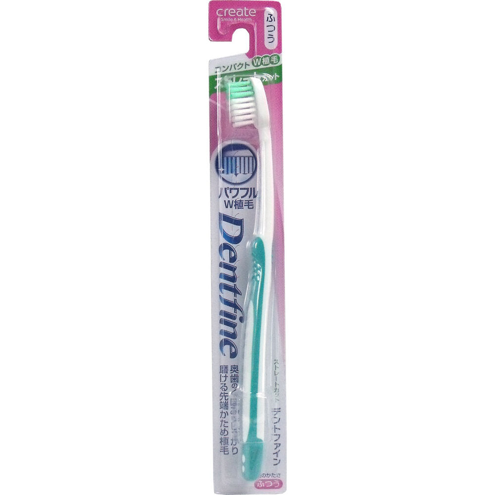 덴트 파인 고무 그립 스트레이트 컷 칫솔 보통 1개 1개