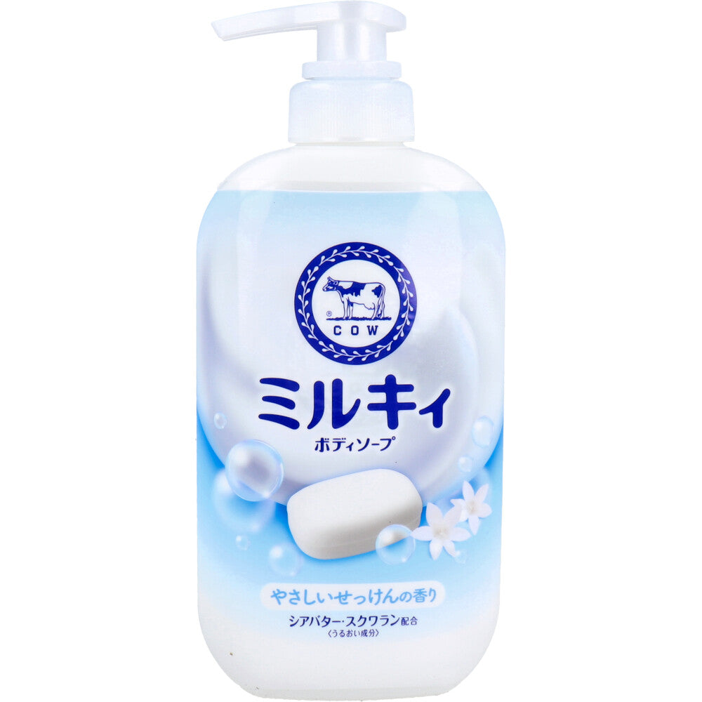 ミルキィ ボディソープ やさしいせっけんの香り ポンプ付 500mL 1 個
