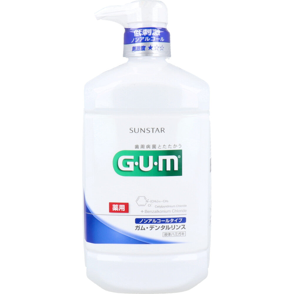 GUM 검 덴탈린스 약용 비알코올 타입 960mL 1개