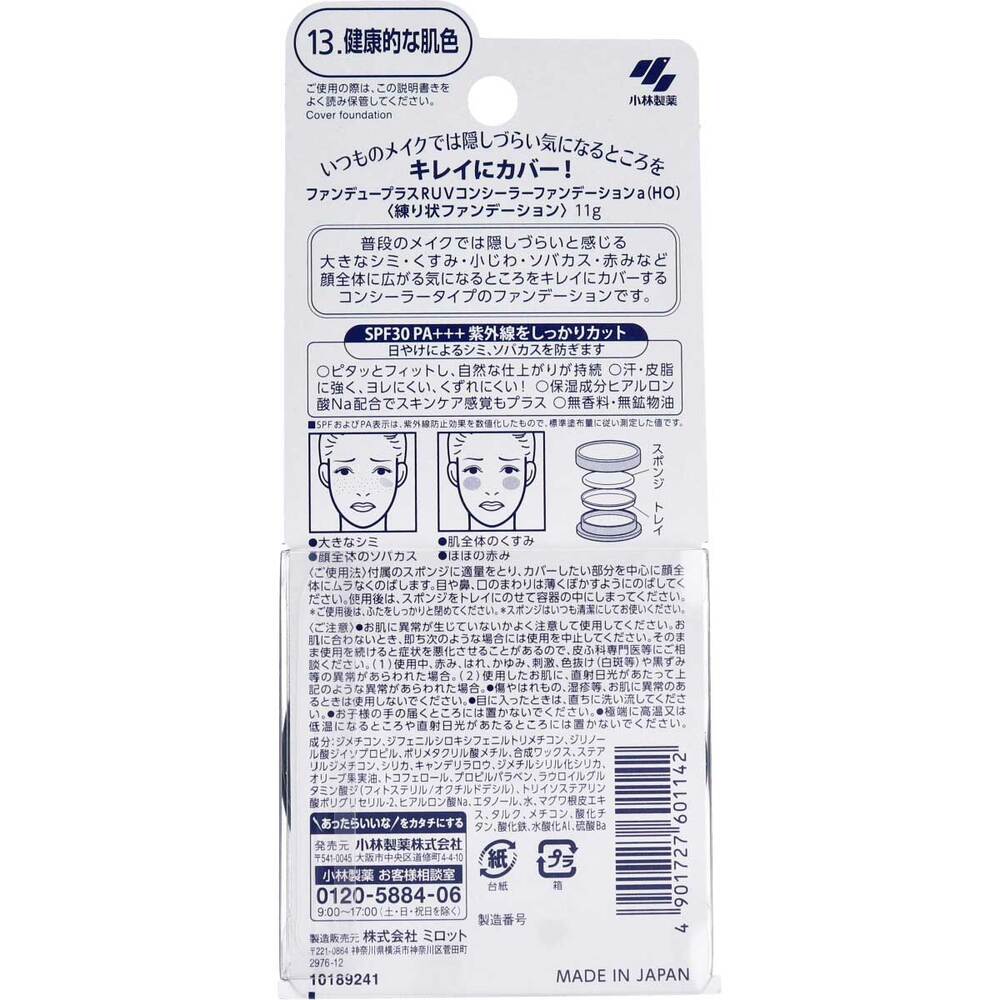 팬듀 플러스 R UV 컨실러 파운데이션 13. 건강한 피부색 1개