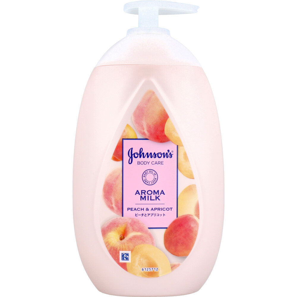 ジョンソンボディケア ラスティングモイスチャー アロマミルク ピーチとアプリコットの香り 500mL 1 個