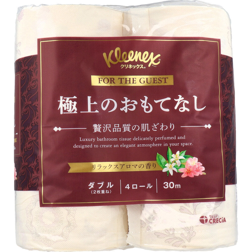 Kleenex Superior Hospitality Toilet Paper Double 30m 4 Rolls 1 Piece