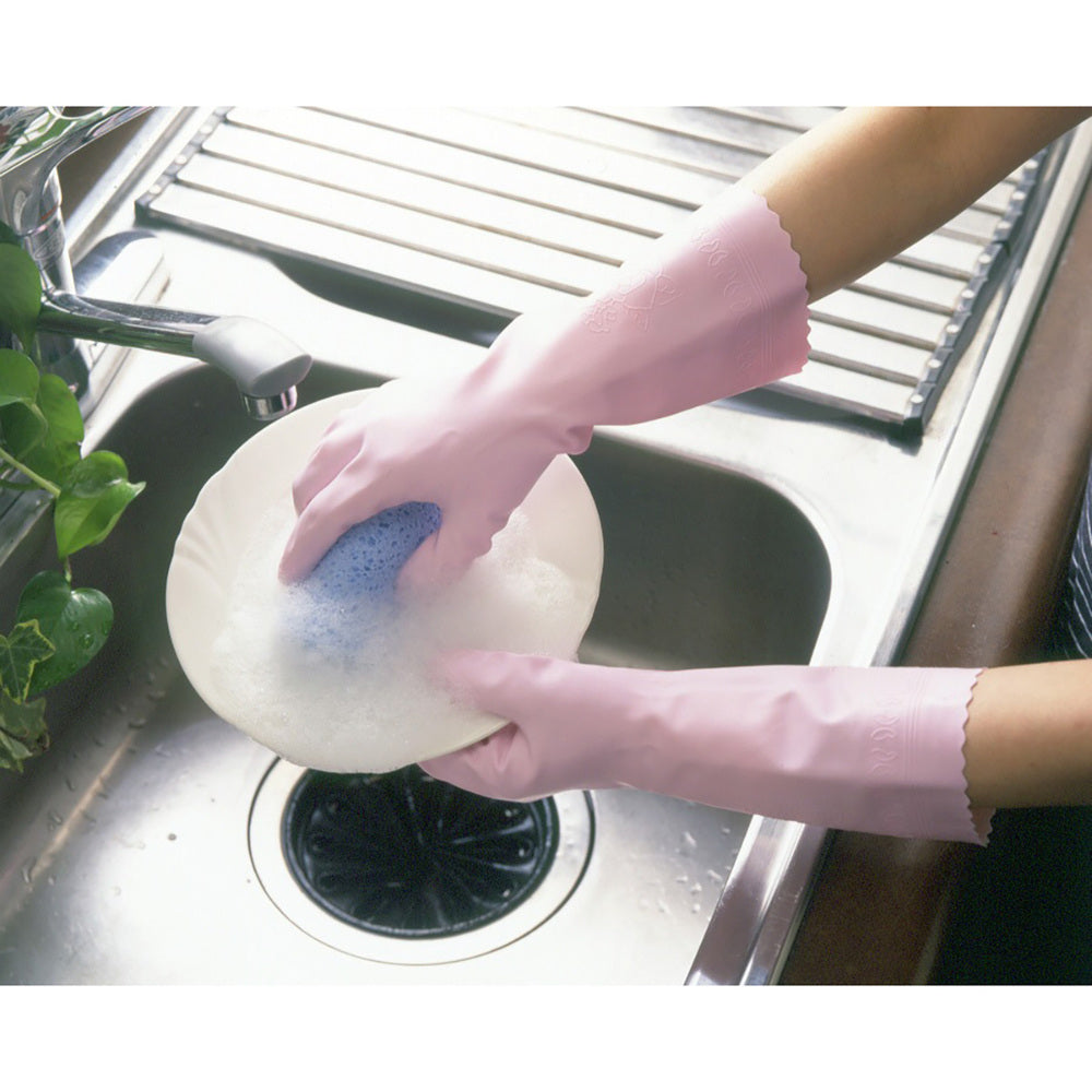 ナイスハンド ソフティ 中厚手 Mサイズ ピンク 2双パック 1 個