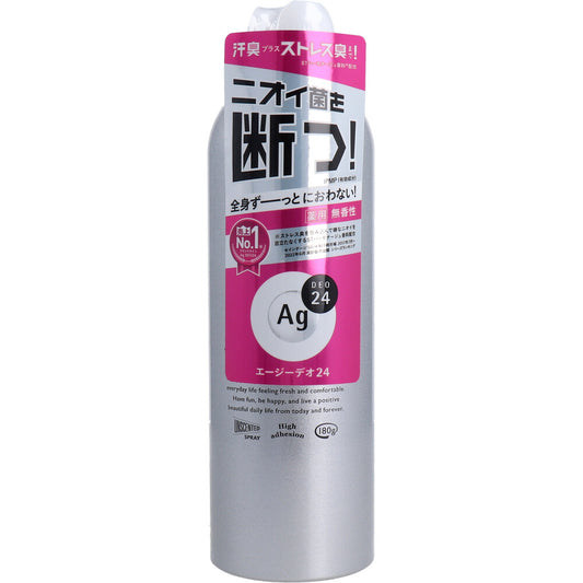 에이지 데오 24 파우더 스프레이 무향성 180g 1개