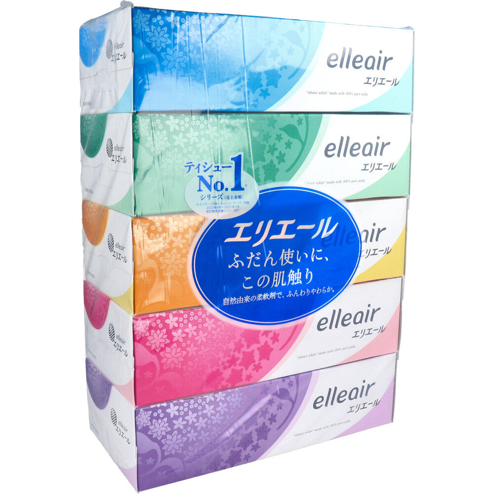 엘리에르 티슈 180W×5개 팩 1개