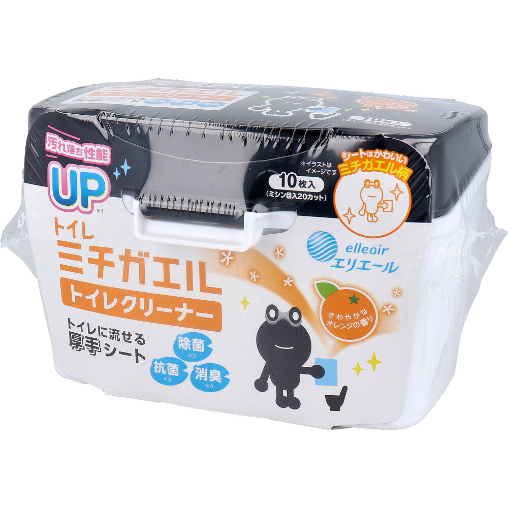 エリエール ミチガエルトイレクリーナー 本体 10枚入 1 個