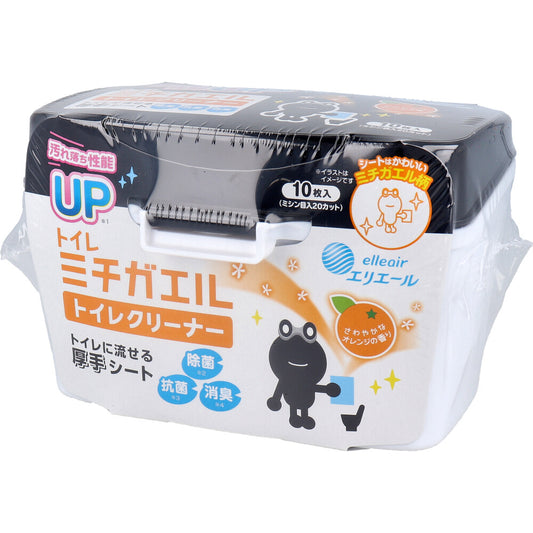 エリエール ミチガエルトイレクリーナー 本体 10枚入 1 個