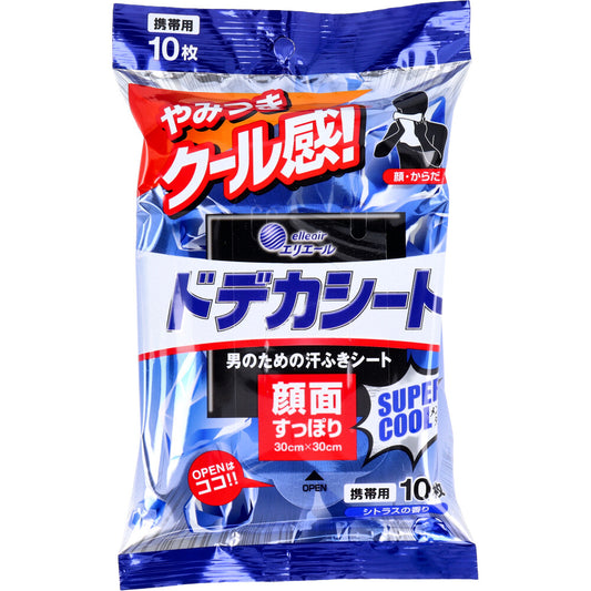 [Special offer until September 26th] Elleair Dodeca Sheet Super Cool Citrus Scent Portable 10 Sheets 1 pc