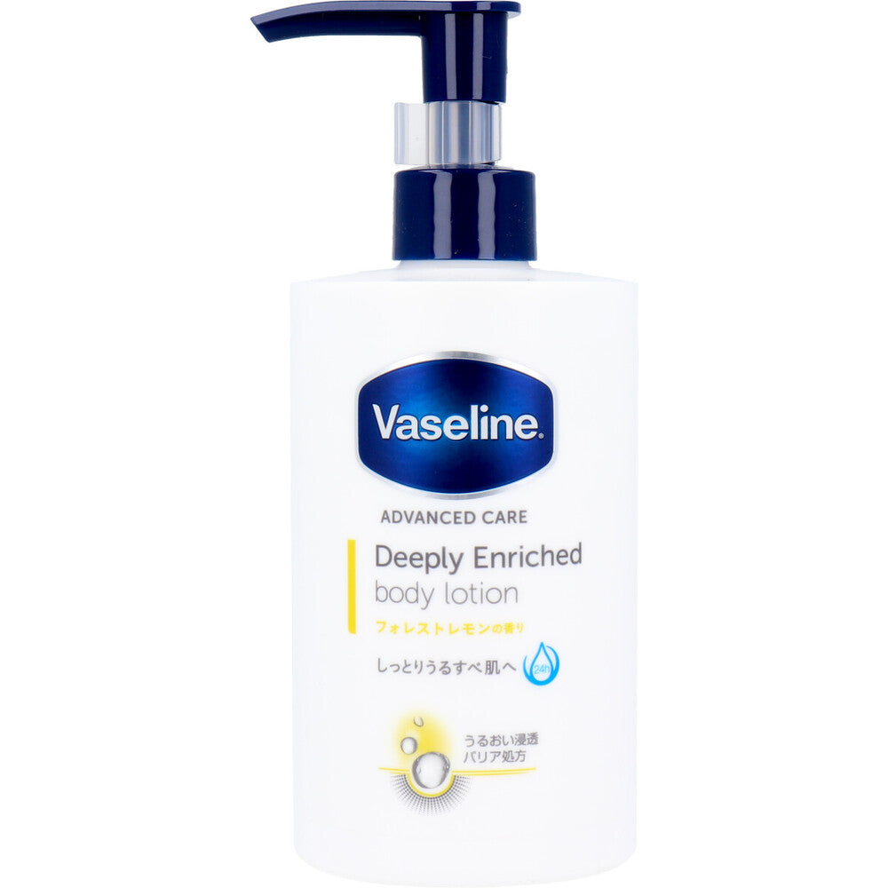 Vaseline Deeply Enriched Body Lotion Forest Lemon Scent 300mL 1 piece