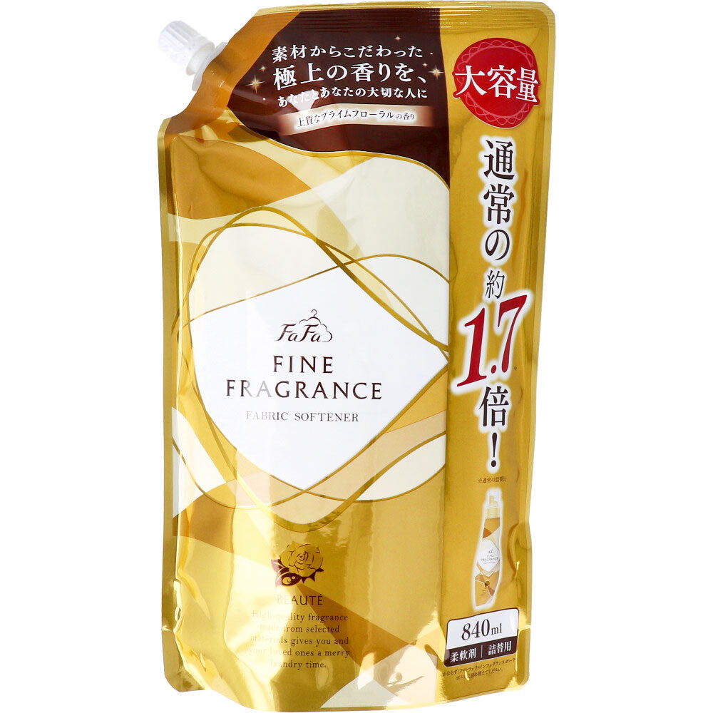 ファーファ ファインフレグランス ボーテ プライムフローラルの香り 柔軟剤 詰替用 840mL 1 個