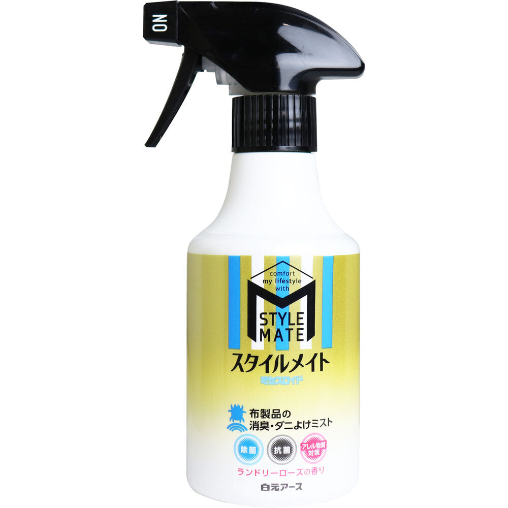 [販売終了]ミセスロイド スタイルメイト 布製品の消臭・ダニよけミスト ランドリーローズの香り 230mL 1 個