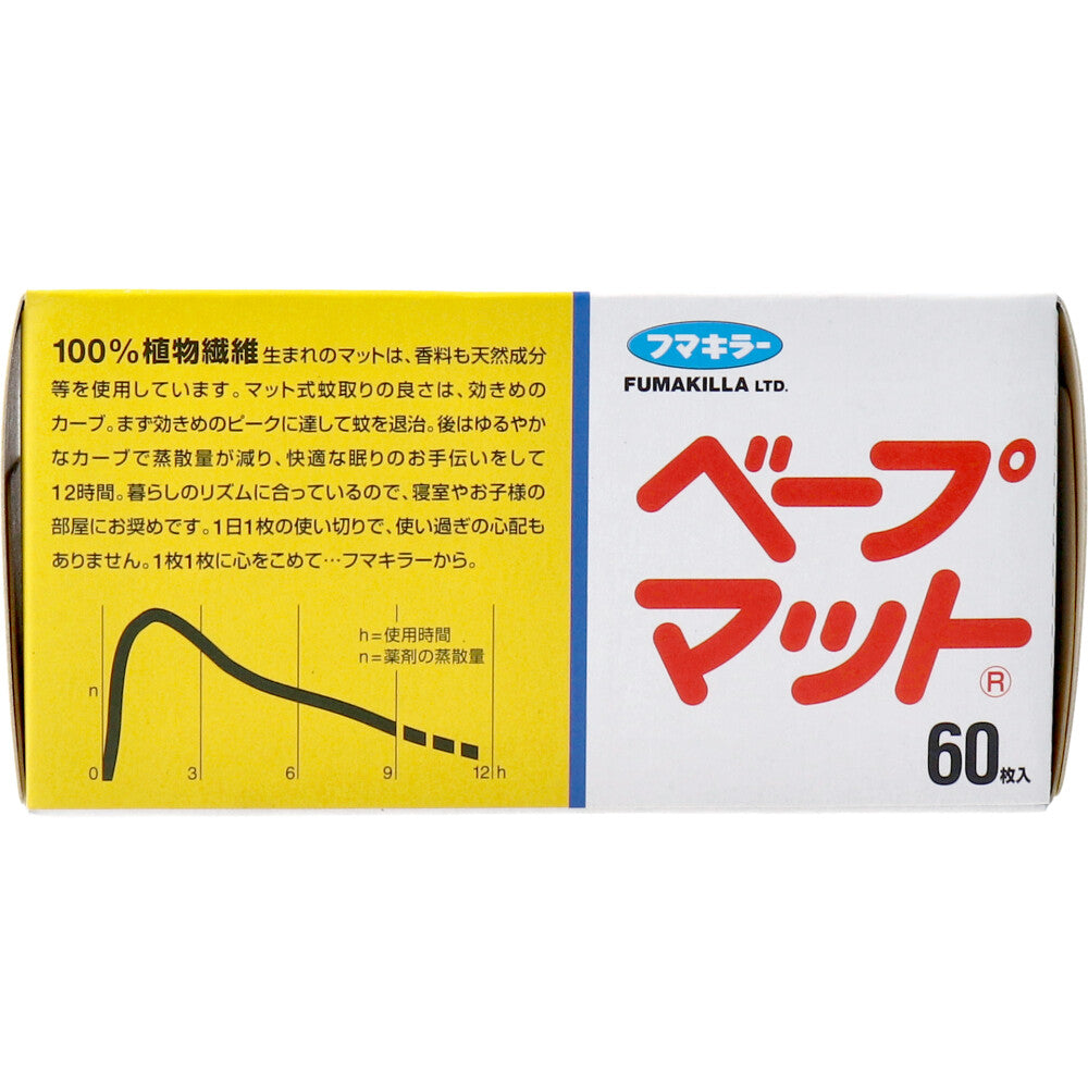 후마 킬러 베이프 매트 향료 60 매 1 개