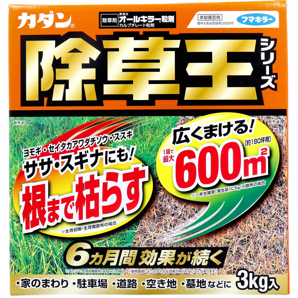【農薬】カダン 除草王シリーズ オールキラー粒剤 3kg 1 個