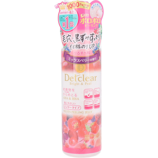 DETクリア ブライト＆ピール ピーリングジェリー ミックスベリーの香り 180mL 1 個