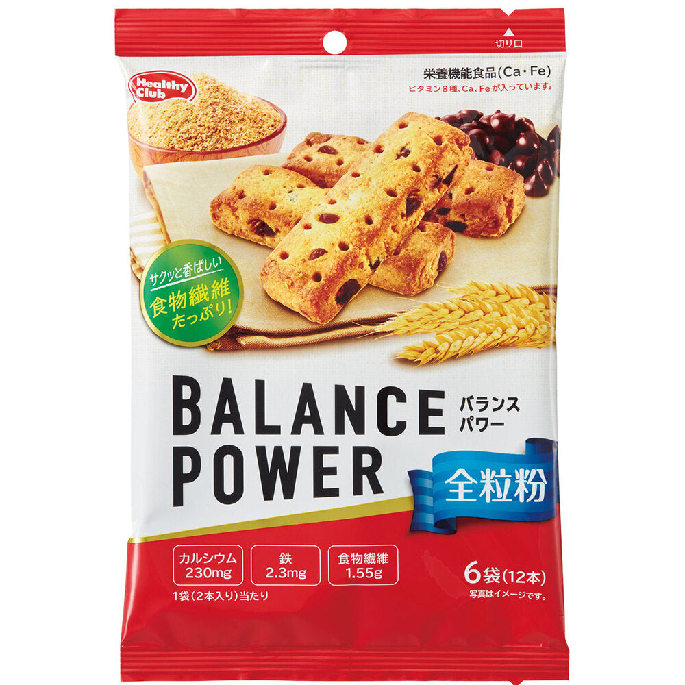 ※Balance Power Whole Wheat Flavor Bag 6 Bags (12 Sticks) 1 pc