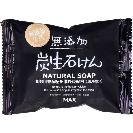 無添加 炭生石けん 80g 1 個