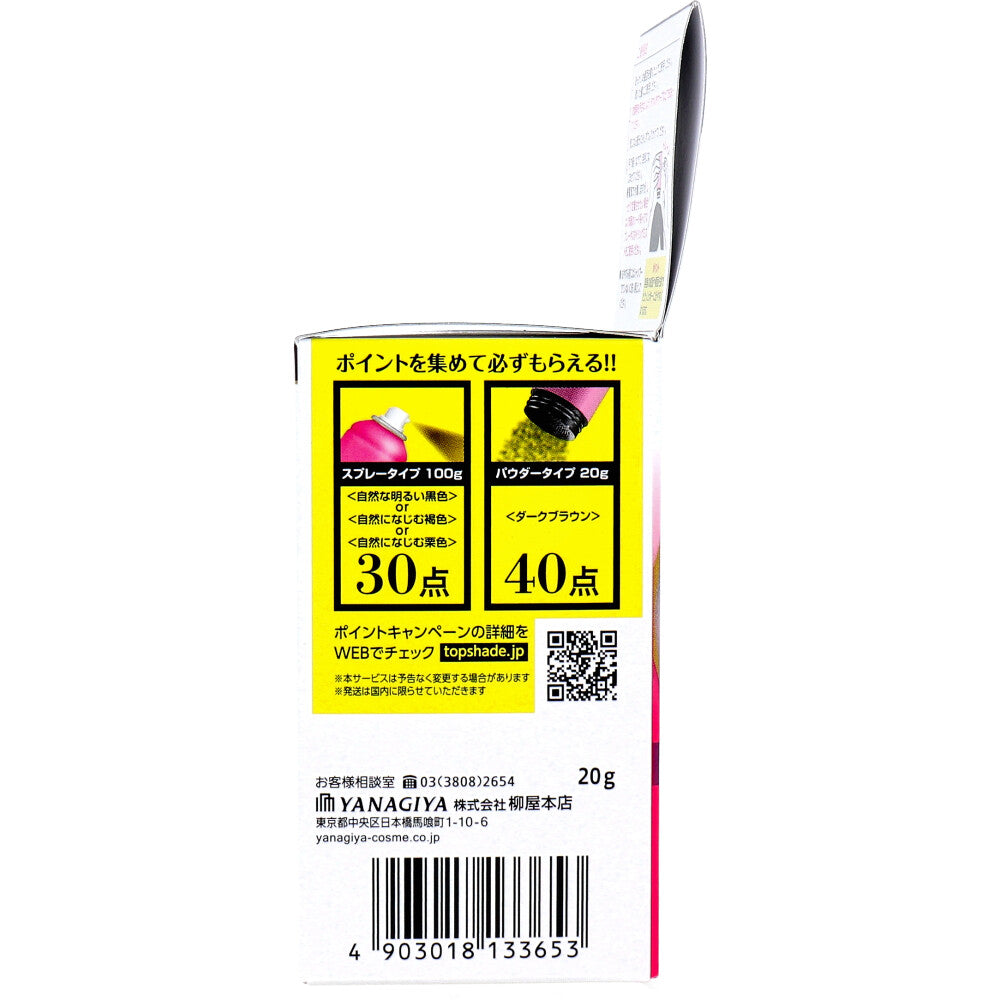 レディーストップシェード パウダーヘア ダークブラウン 20g 1 個