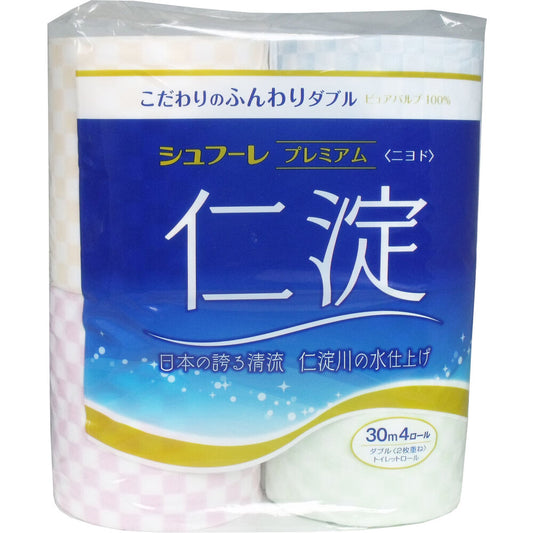 Shufure Premium Niyodo 30m x 4 rolls Double 1 piece