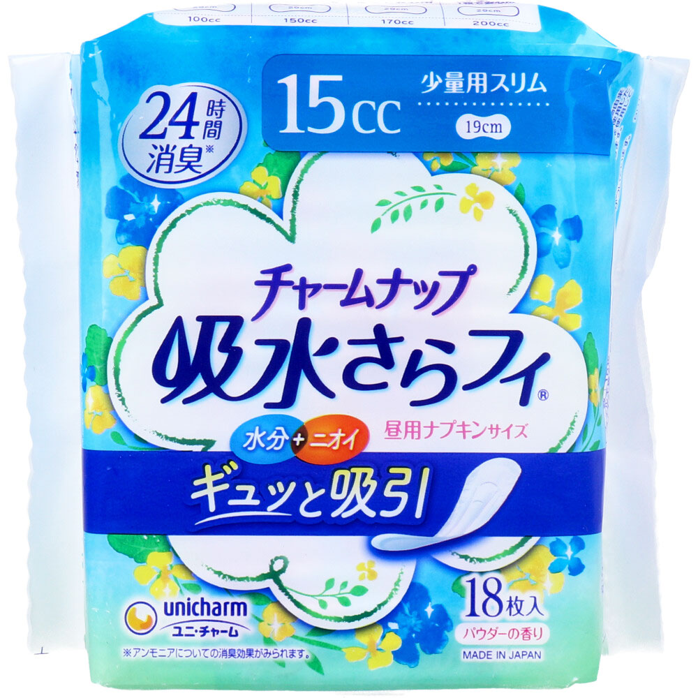 매력 업 물 흡수 피스림 소량용 18장입 1개