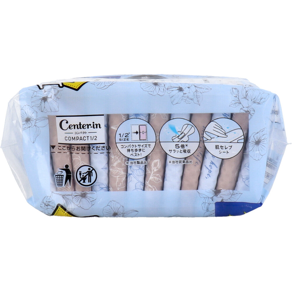 ソフィ センターイン コンパクト1／2 多い夜用 スリム ハネつき 無香料 12個入 1 個