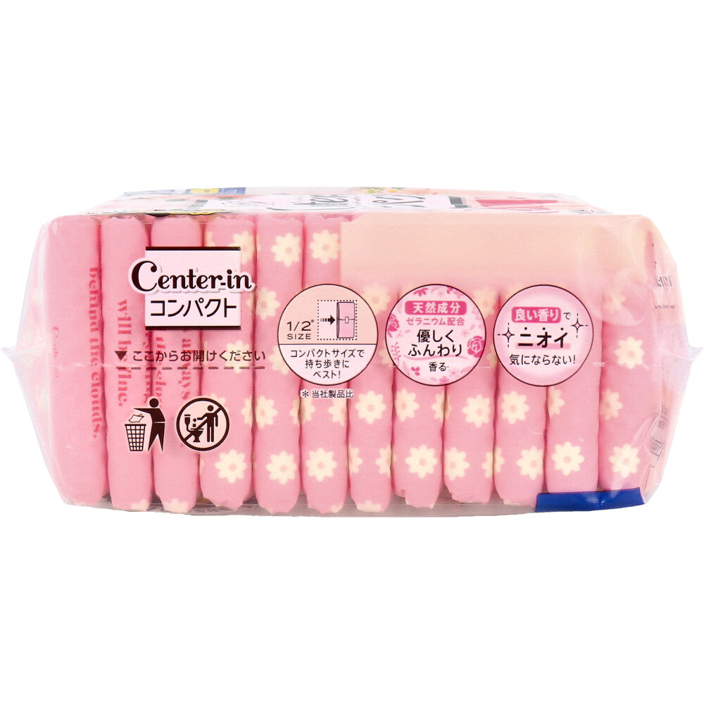 ソフィ センターイン コンパクト1／2 多い夜用 スリム 羽つき ナチュラルフローラルの香り 12個入 1 個