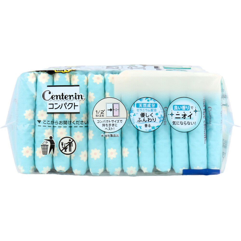 ソフィ センターイン コンパクト1／2 多い夜用 スリム 羽つき リラックスサボンの香り 12個入 1 個