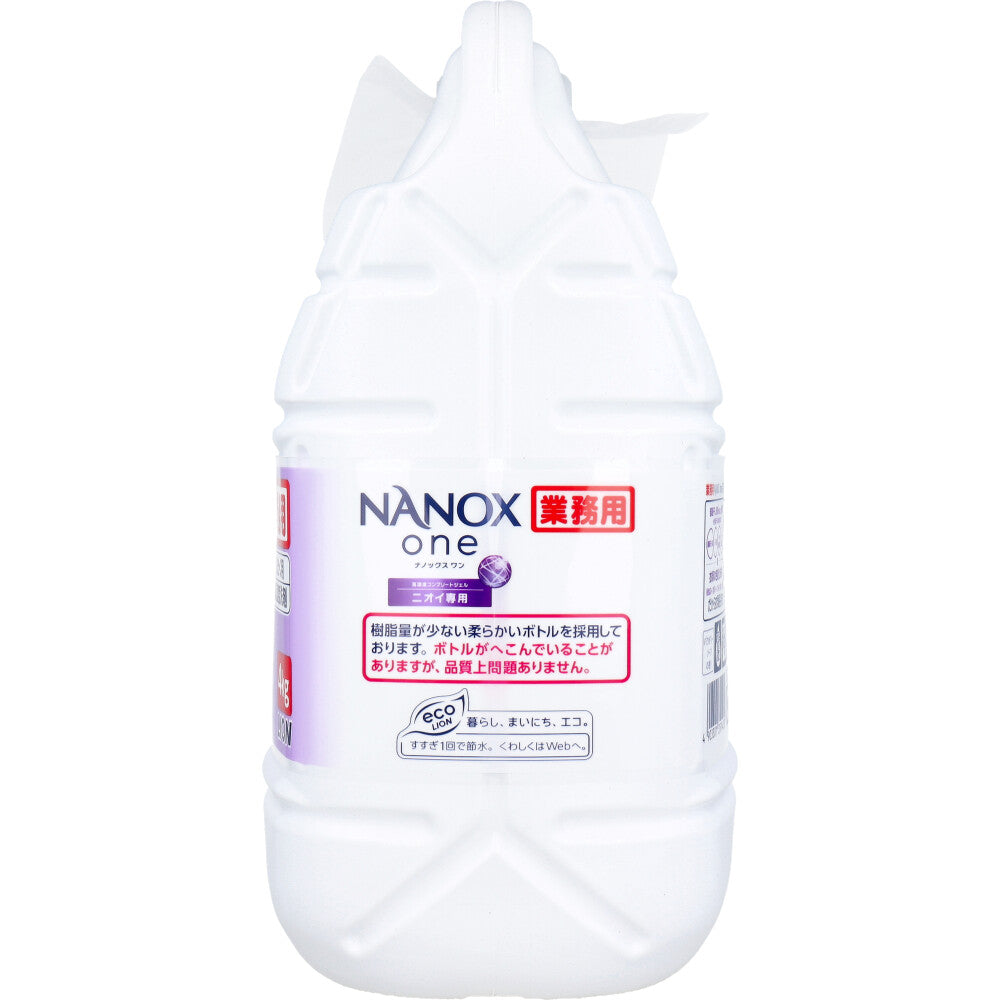 業務用 NANOX one(ナノックスワン) 高濃度コンプリートジェル ニオイ専用 4kg 1 個