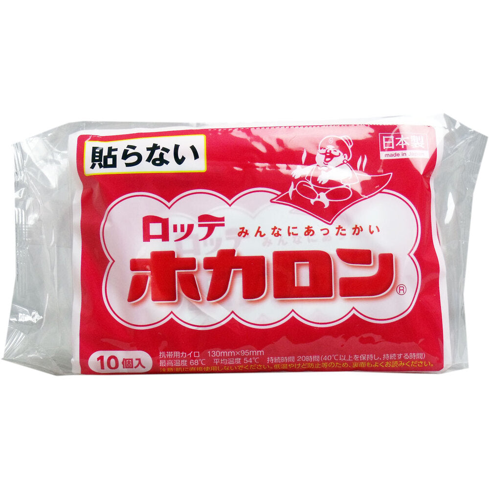 Lotte Hokaron (portable warmer) Regular size 10 pieces 1 piece