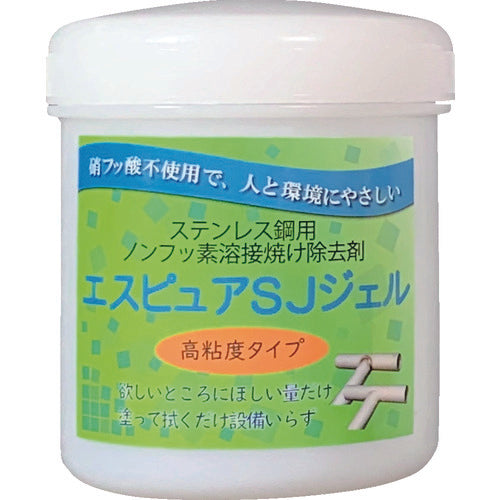 佐々木化学　ステンレス溶接焼け除去剤　エスピュアＳＪジェル（高粘度タイプ）３００ｇ　SJJEL300G　1 個