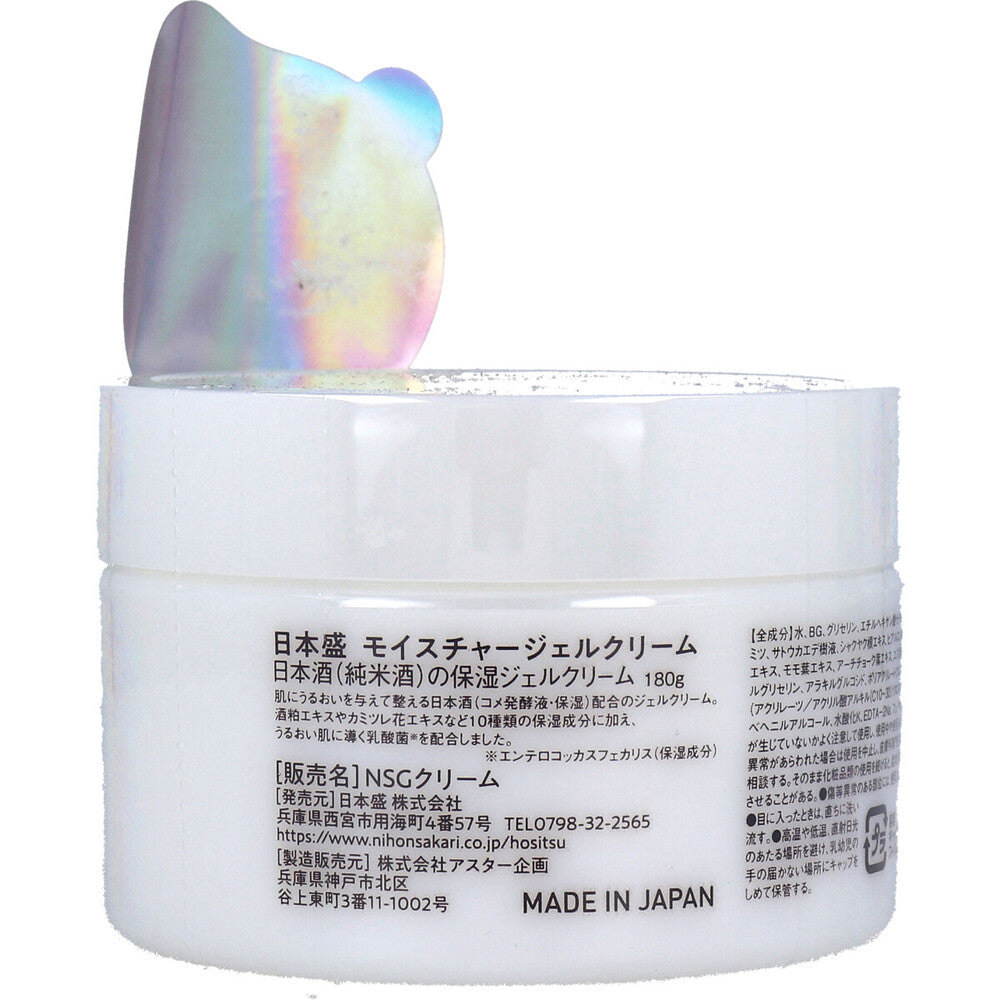 니혼모리 니혼슈의 라크 우루 젤 크림 180g 1개