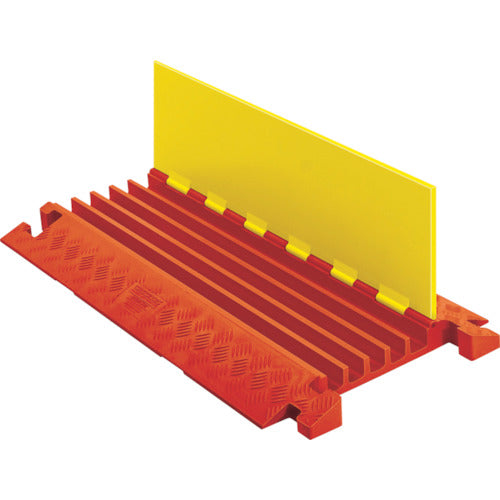 CHECKERS 레일 라인 배커 케이블 프로텍터 중량형 전선 5개용 CPRL-4/5-Y 1개