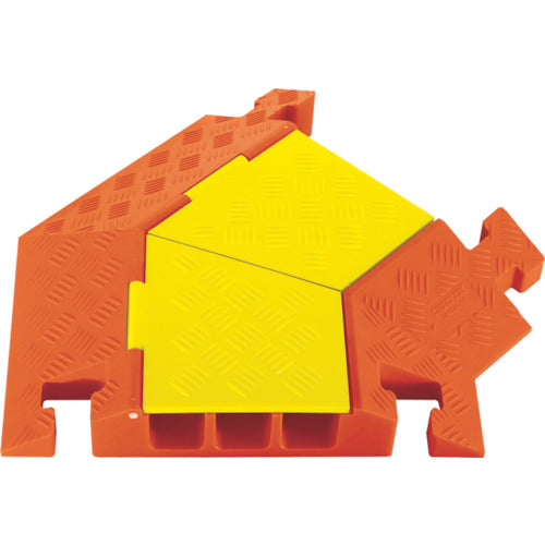 CHECKERS Linebacker Cable Protector, Heavy Duty, 3 Wires, Left Bend, CPT3X225-RY/O, 1 Piece