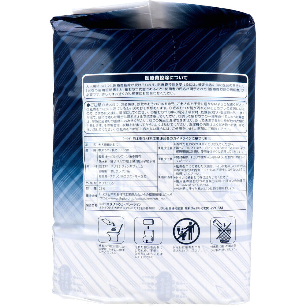 리후레 시설·병원용 스피드 캐치 패드 울트라 고속 흡수 타입 남녀 겸용 28장입 1개