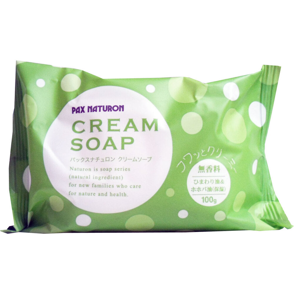 팩스 내츄론 크림 비누 무향료 100g 1개