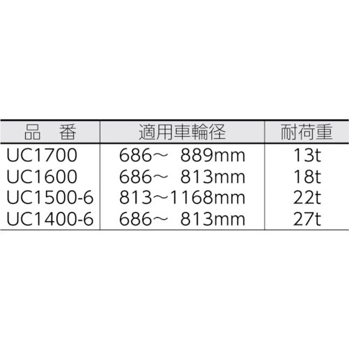 ＣＨＥＣＫＥＲＳ　ホイールチョーク　UC1400-6　1 個