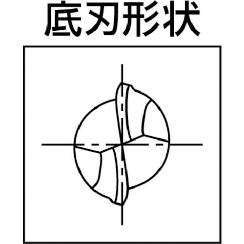 MAPAL ECO-Endmill (M4832) 2-blade/ball end mill M4832-0200AE 1 piece